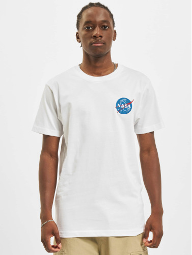 Mister Tee / t-shirt Nasa Logo Embroidery in wit