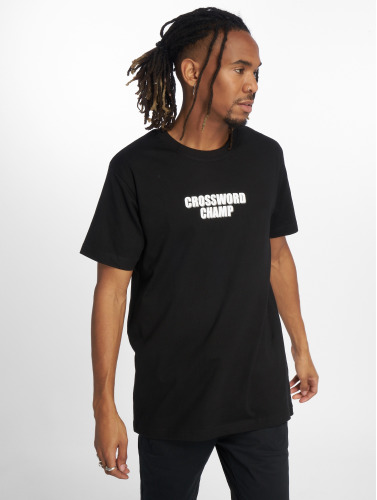 Mister Tee / t-shirt Crossword Champ in zwart
