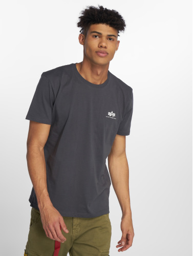 Alpha Industries / t-shirt Basic Small Logo in grijs