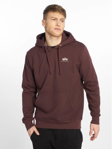 Alpha Industries / Hoody Basic Small Logo in rood