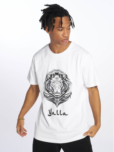 Mister Tee / t-shirt Yalla Lion in wit