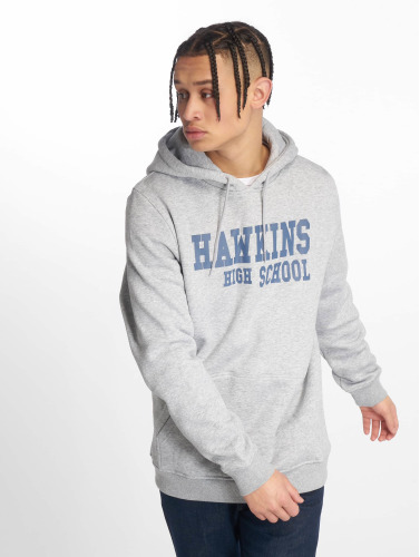 Mister Tee / Hoody Hawkins Highschool in grijs