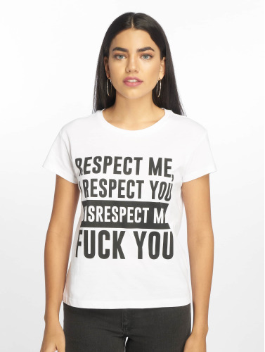 Mister Tee / t-shirt Respect Me in wit