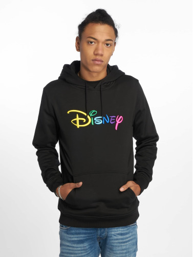 Merchcode / Hoody Disney Rainbow Logo Emb in zwart