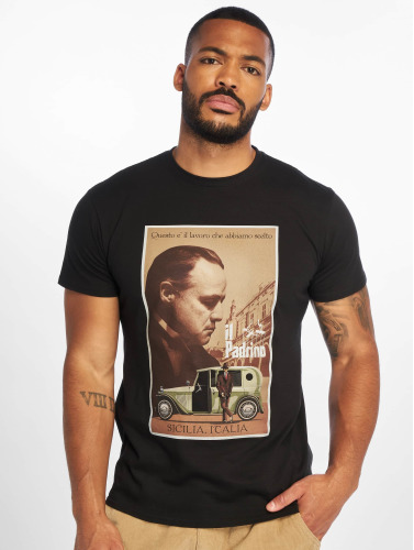 Merchcode / t-shirt Godfather Poster in zwart
