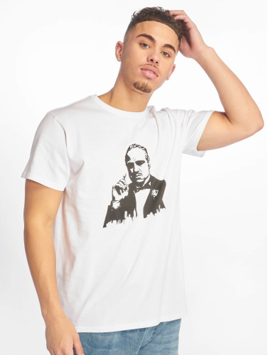 Merchcode / t-shirt Godfather Painted Portrait in wit