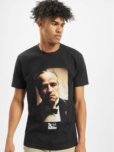 Merchcode / t-shirt Godfather Portrait in zwart