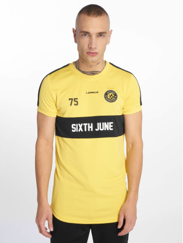 Sixth June / t-shirt Soccer in geel