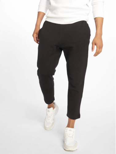 Urban Classics / joggingbroek Cropped Terry in zwart