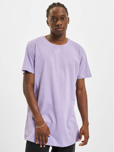 Urban Classics Heren Tshirt -5XL- Shaped Long Paars