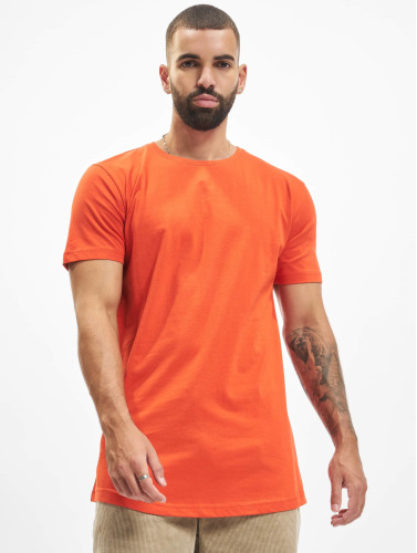 Urban Classics Heren Tshirt -XL- Shaped Long Oranje