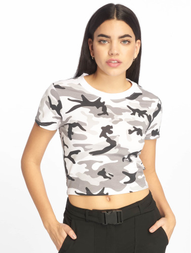 Urban Classics / t-shirt Stretch Jersey Cropped in camouflage