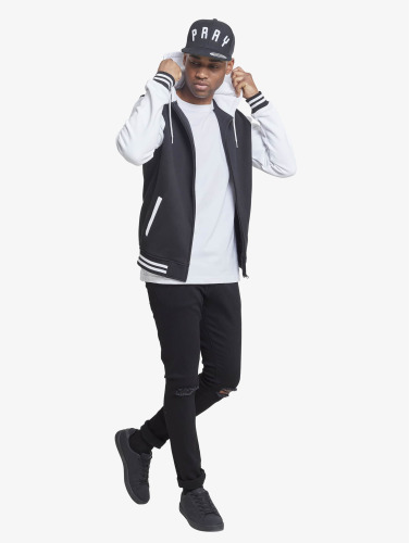 Urban Classics / Sweatvest 2-Tone in zwart