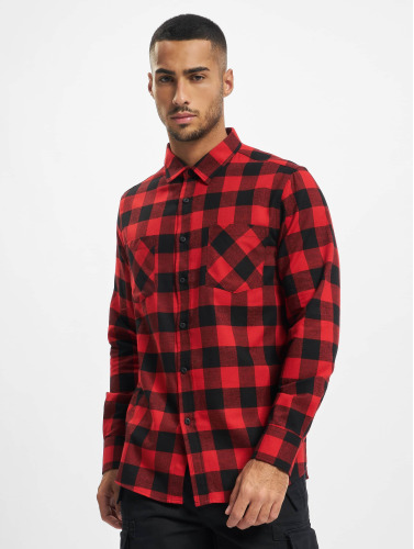 Urban Classics / overhemd Checked Flanell in rood
