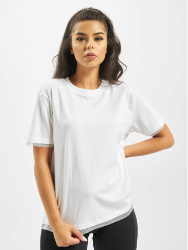 Urban Classics / t-shirt Boxy Lace in wit