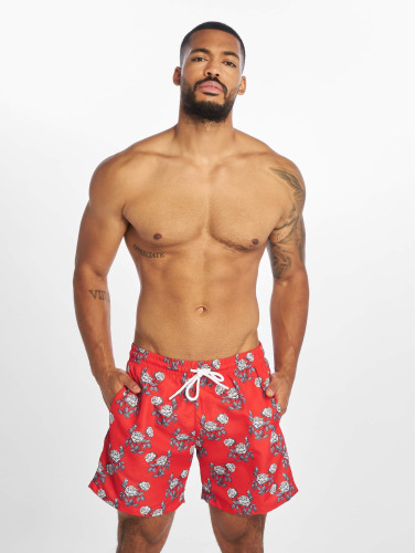 Urban Classics / Zwembroek Pattern Swim in rood