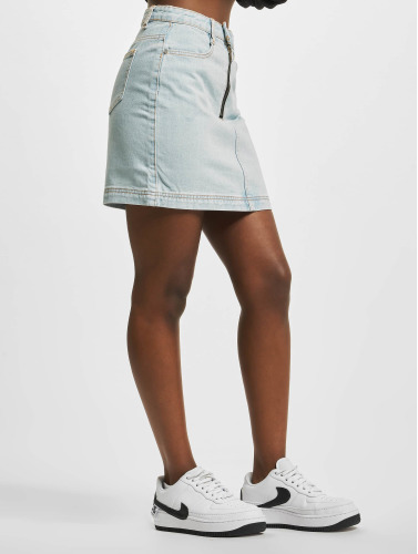 Missguided / Rok Double Popper Zip in blauw