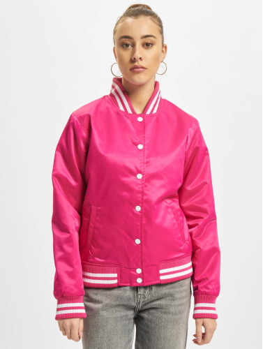 Urban Classics / Baseball jack Ladies Shiny in pink