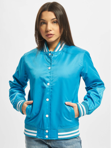 Urban Classics College jacket -M- Shiny Blauw