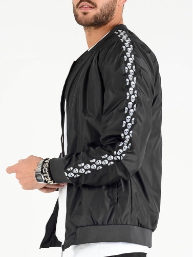 VSCT Clubwear / Zomerjas Skull Striped in zwart