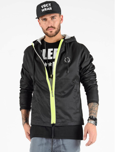 VSCT Clubwear / Zomerjas Conzraast Neon Zipper in zwart