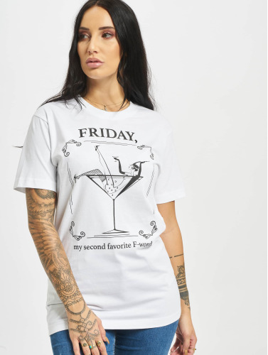 Urban Classics Dames Tshirt -L- F-Word Wit