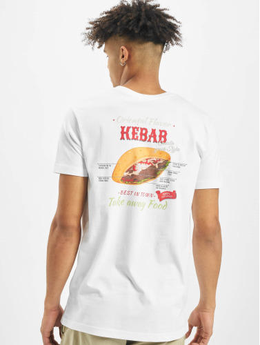 Mister Tee / t-shirt Create Your Kebab in wit