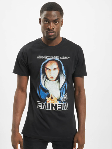 Mister Tee / t-shirt Eminem Hooded Show in zwart
