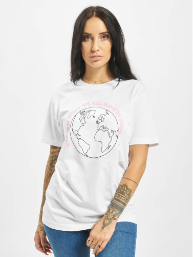 Mister Tee / t-shirt Planet Earth in wit