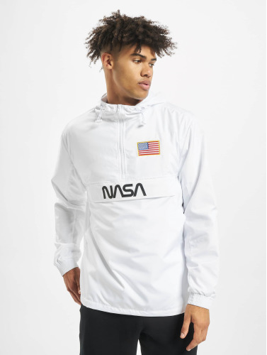 Mister Tee / Zomerjas NASA Worm Logo in wit