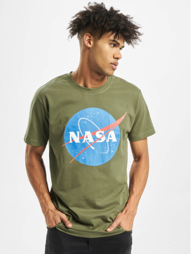 Mister Tee / t-shirt NASA in olijfgroen