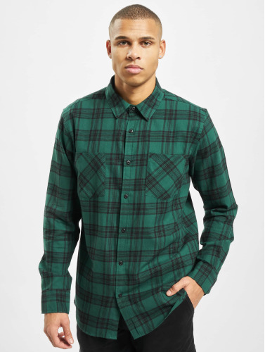 Urban Classics / overhemd Checked 7 Flanell in groen