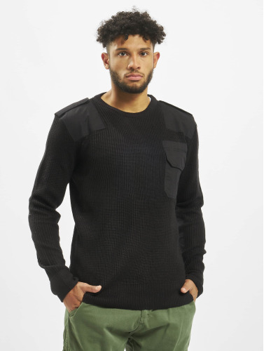Urban Classics Longsleeve shirt -S- BW Pullover Zwart