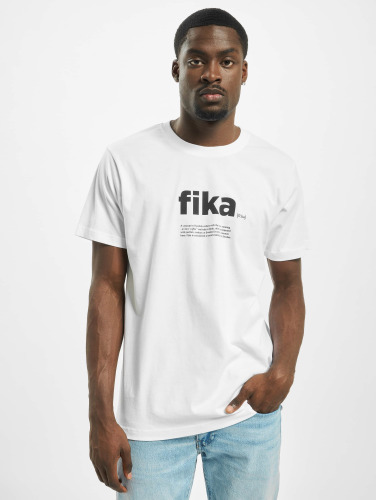 Urban Classics Heren Tshirt -S- Fika Definition Wit