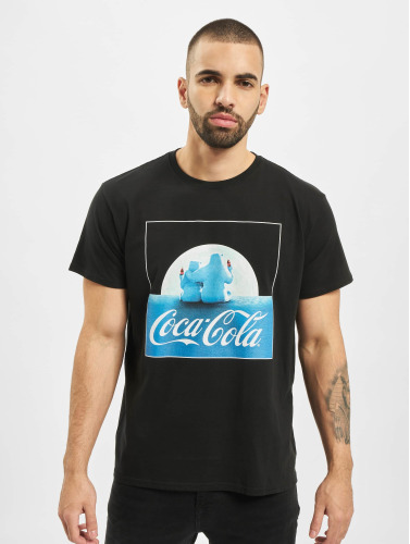 Merchcode / t-shirt Coca Cola Polarbears in zwart