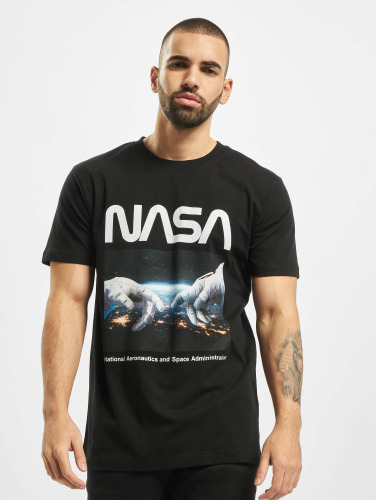 Mister Tee / t-shirt Nasa Astronaut Hands in zwart