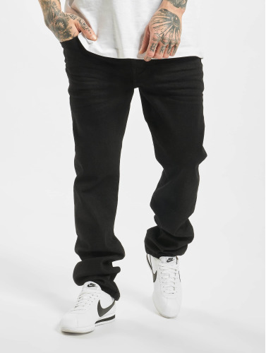 Brandit / Straight fit jeans Mason Unwashed in zwart