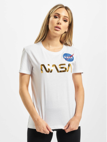 Alpha Industries / t-shirt Nasa PM T in wit