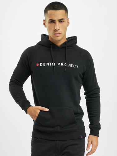 Denim Project / Hoody Logo in zwart