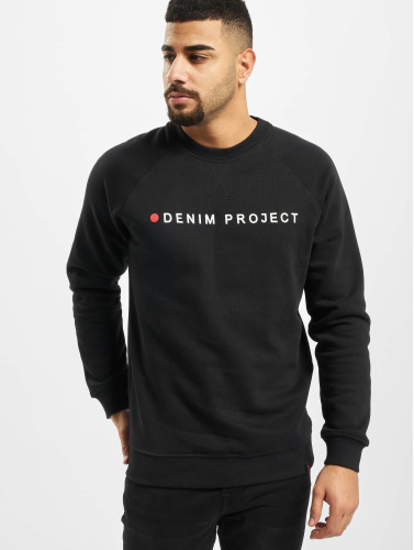 Denim Project / trui Logo Crew in zwart