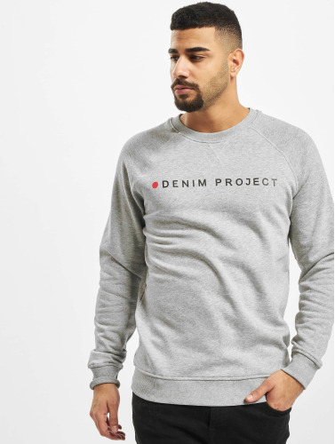 Denim Project / trui Logo Crew in grijs