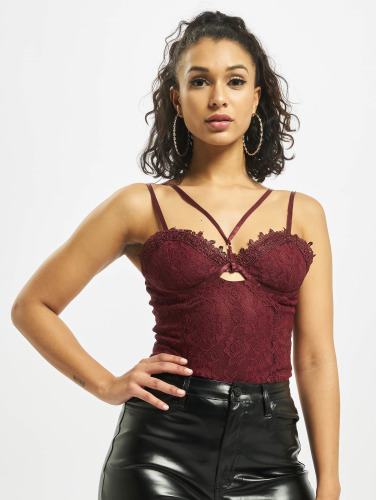 Missguided / Body Lace Harness Cut Out in rood