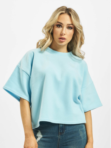 Missguided / t-shirt Fleece Oversized Coord in blauw