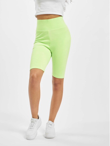 Urban Classics / shorts Ladies High Waist Cycle 2-Pack in groen