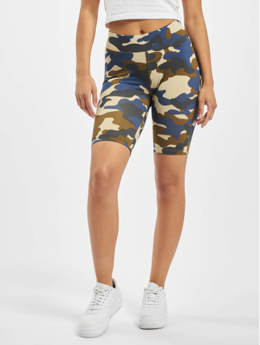 Urban Classics / shorts Ladies High Waist Camo Tech Cycle in camouflage