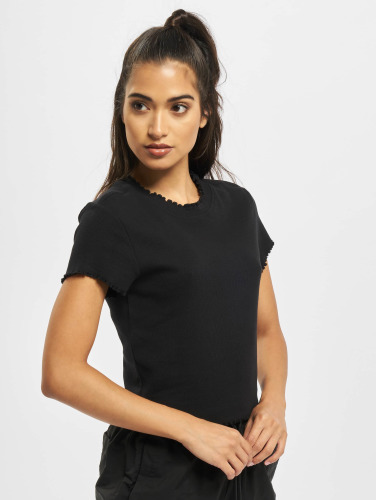 Urban Classics / t-shirt Cropped Rib 2-Pack in zwart