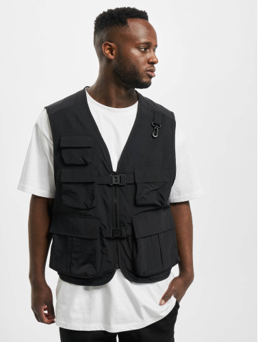 Urban Classics / Bodywarmer Tactical Vest in zwart