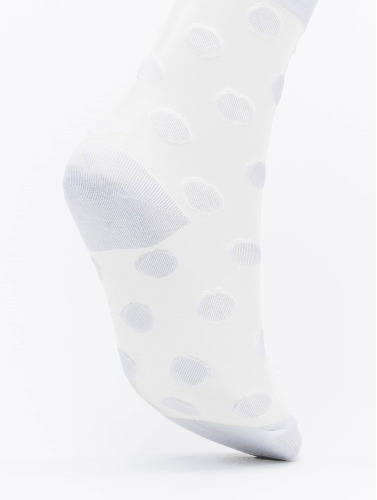 Urban Classics / Sokken Net Socks Dots in wit