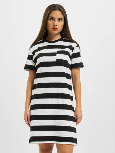 Urban Classics / jurk Stripe Boxy in zwart