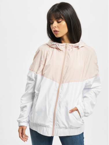 Urban Classics Windbreaker jacket -L- Arrow Wit/Roze